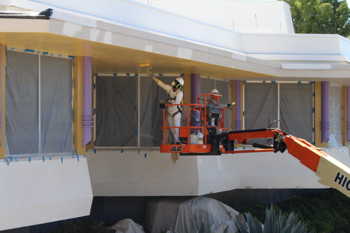 cosmic rays Tomorrowland paint