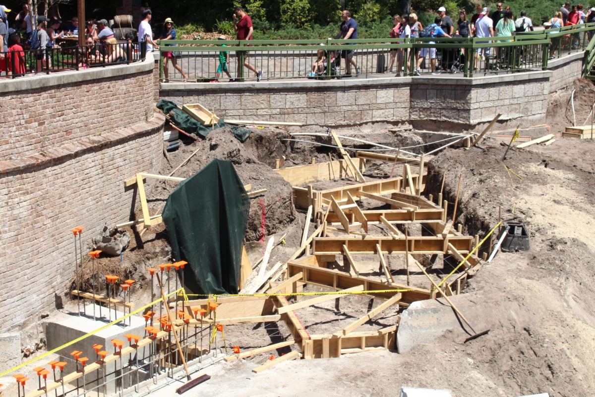 Cinderella Castle moat pathway