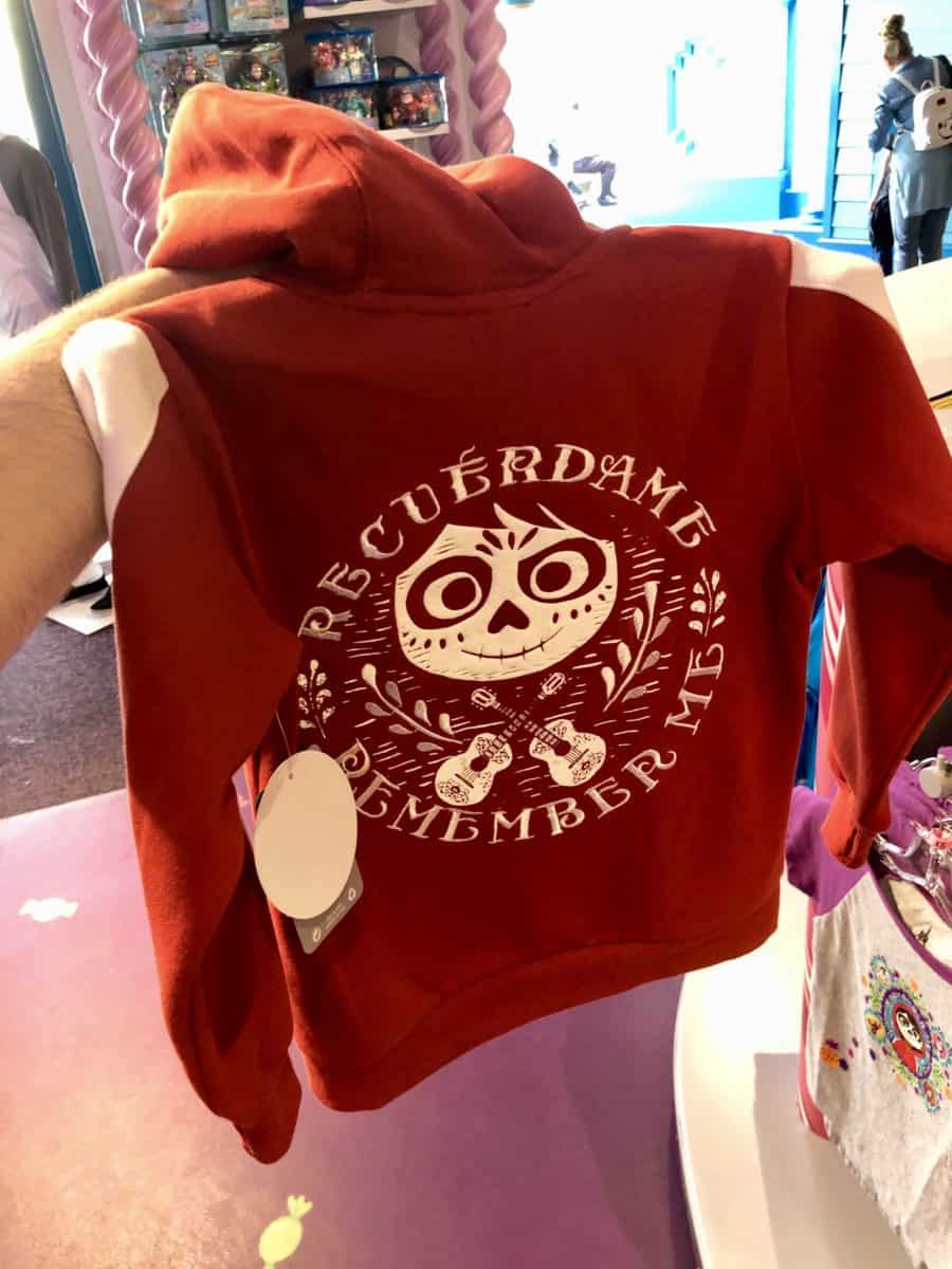 Pixar Coco Apparel Disney California Adventure