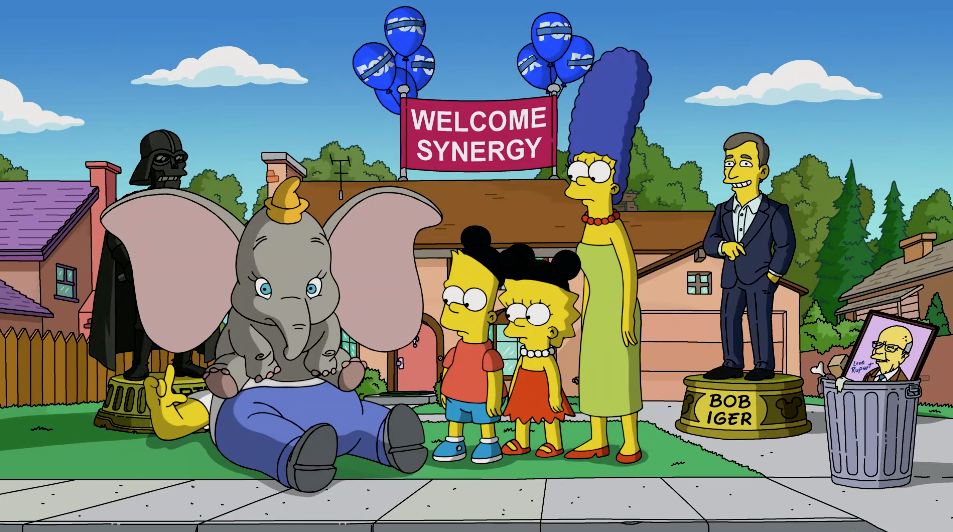 the simpsons disney+ fox merger