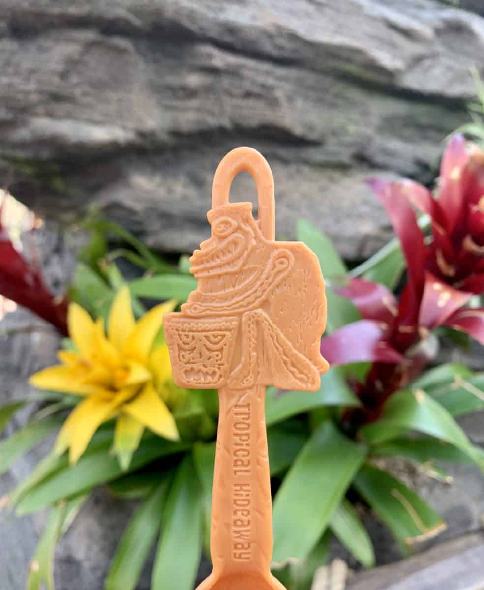 Tropical Hideaway Souvenir Tiki Drummer Spork