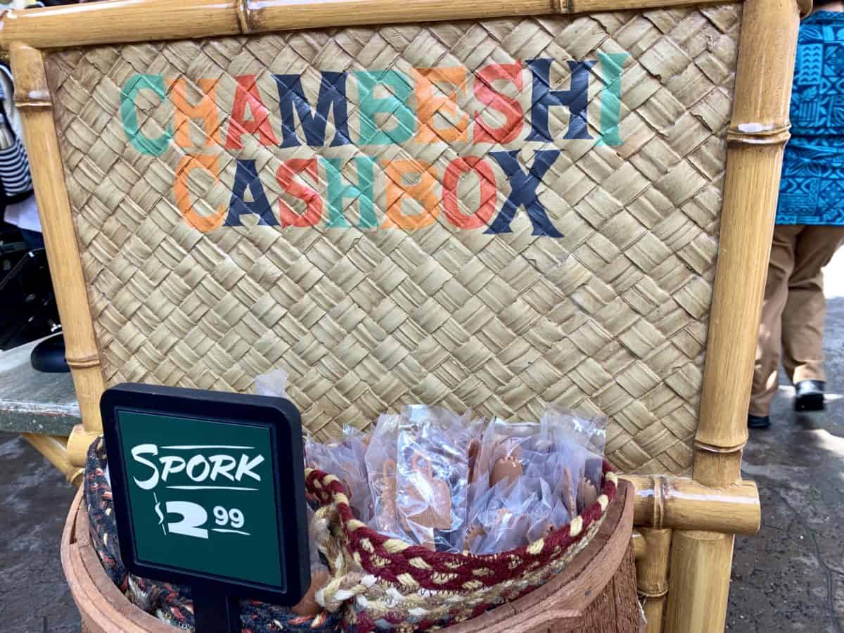 Tropical Hideaway Souvenir Tiki Drummer Spork