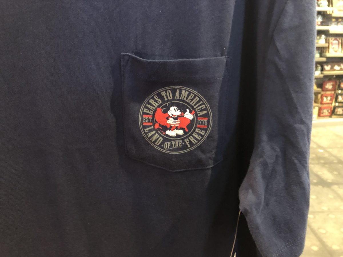 Patriotic Mickey Pocket Tee