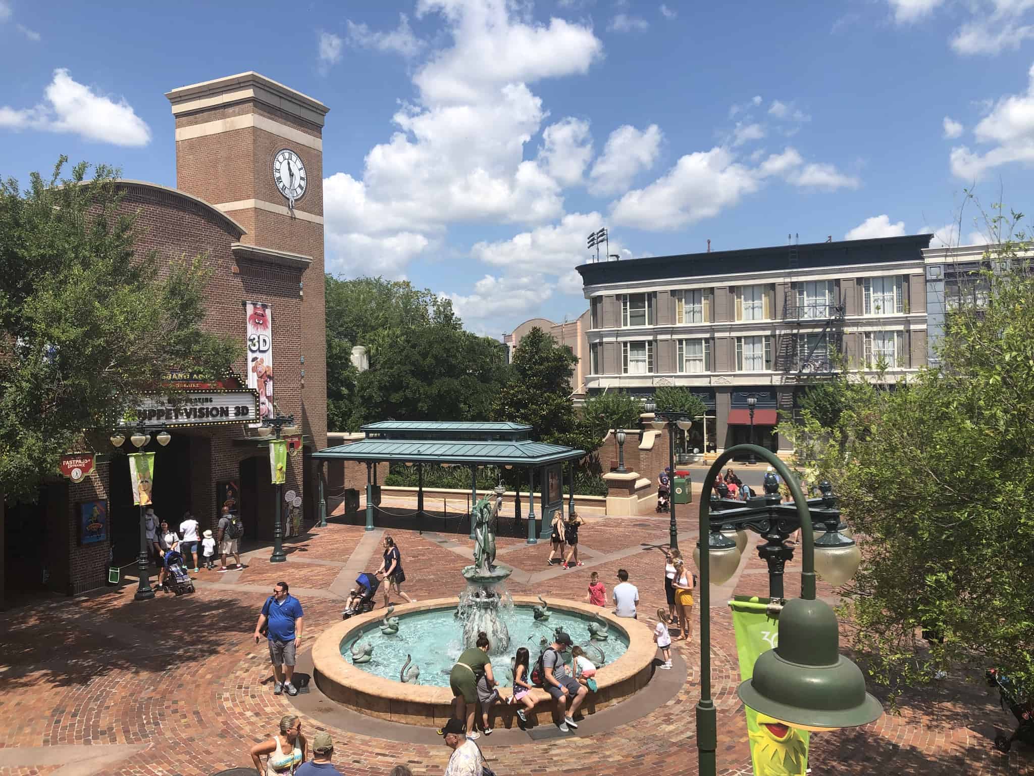 A View of Muppet Courtyard from PizzeRizzo