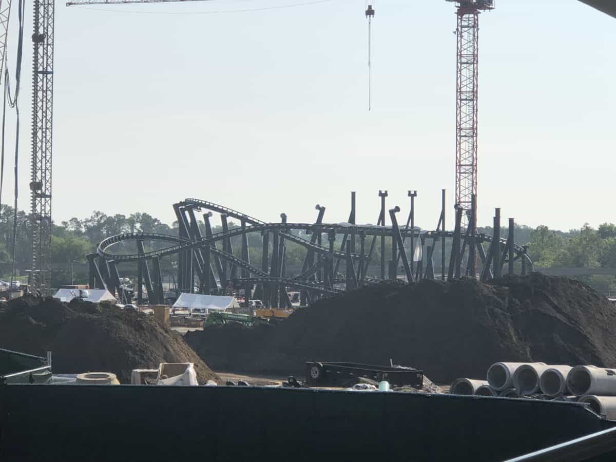 Track and support beams for Tron