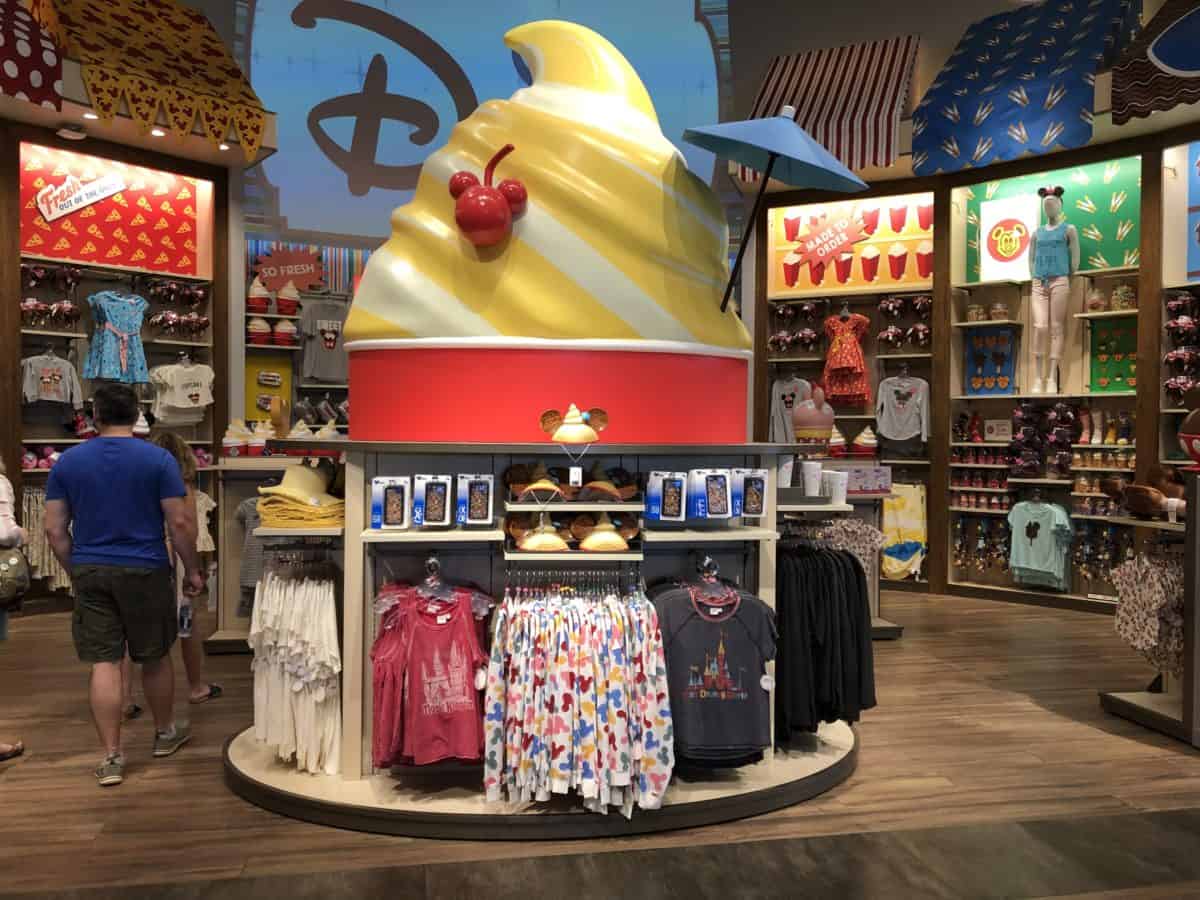 The new Junk Food Collection on display at World of Disney
