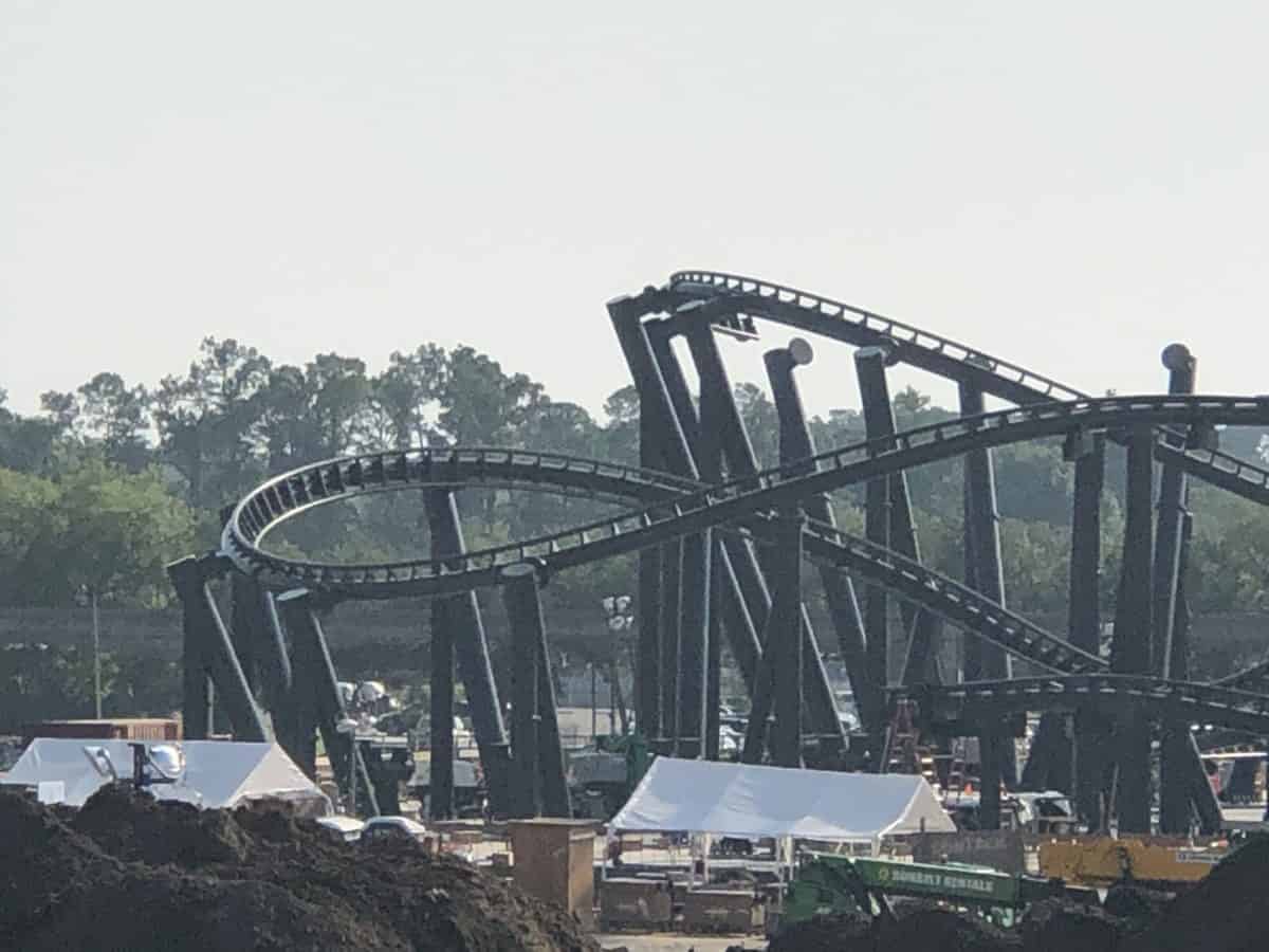 Tron track and supports