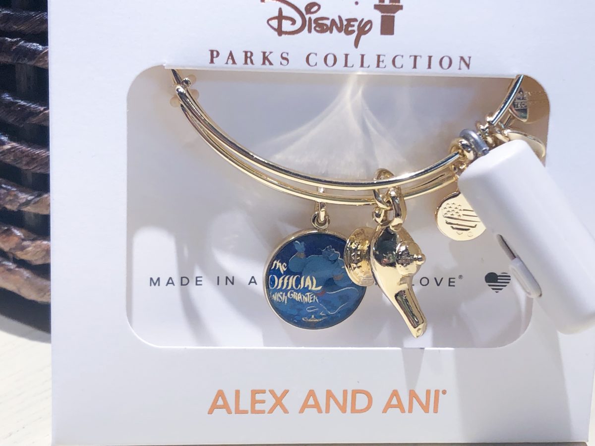 Gold Alex and Ani genie official wish granter 