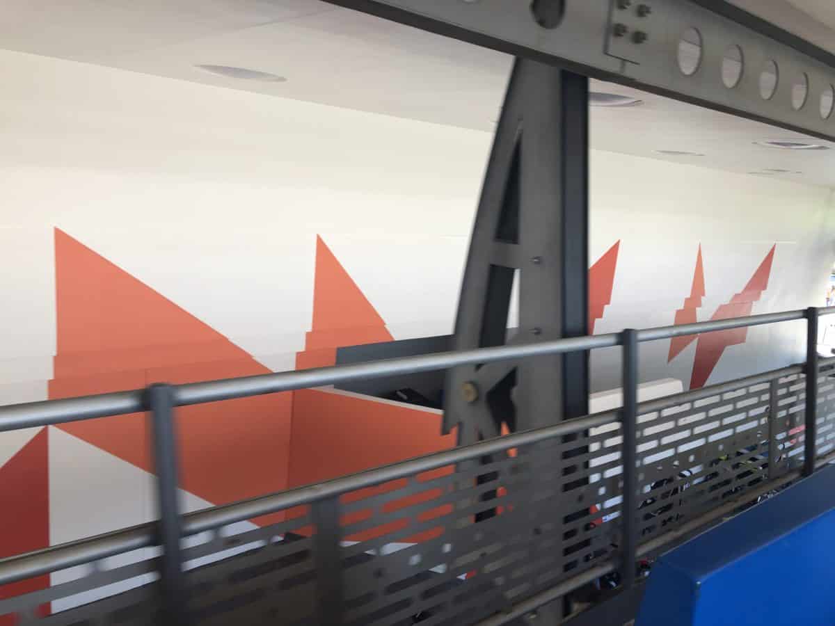 View from the people mover