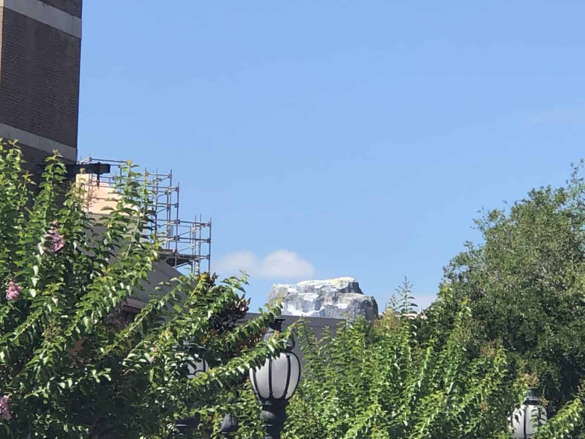 A view of Galaxy's edge of the trees