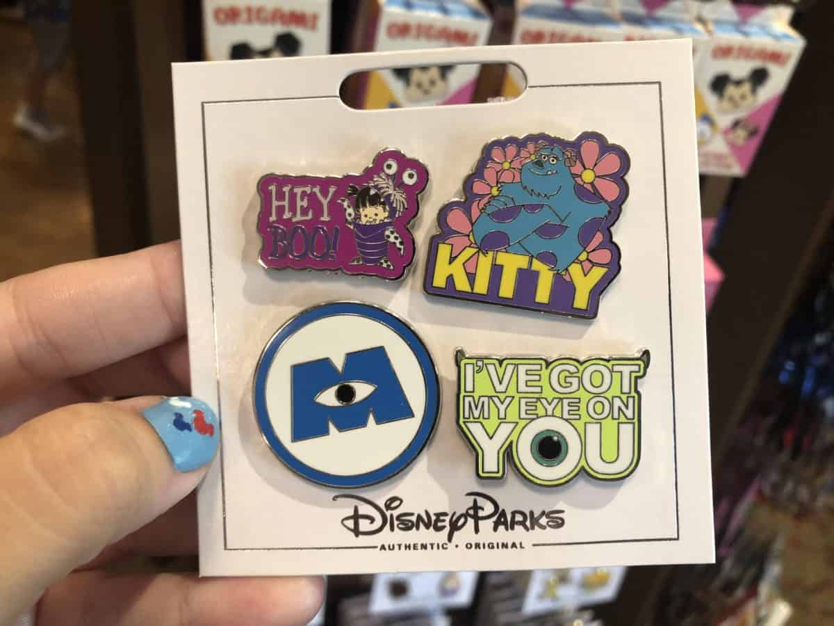 Monster's Inc 4 pin set