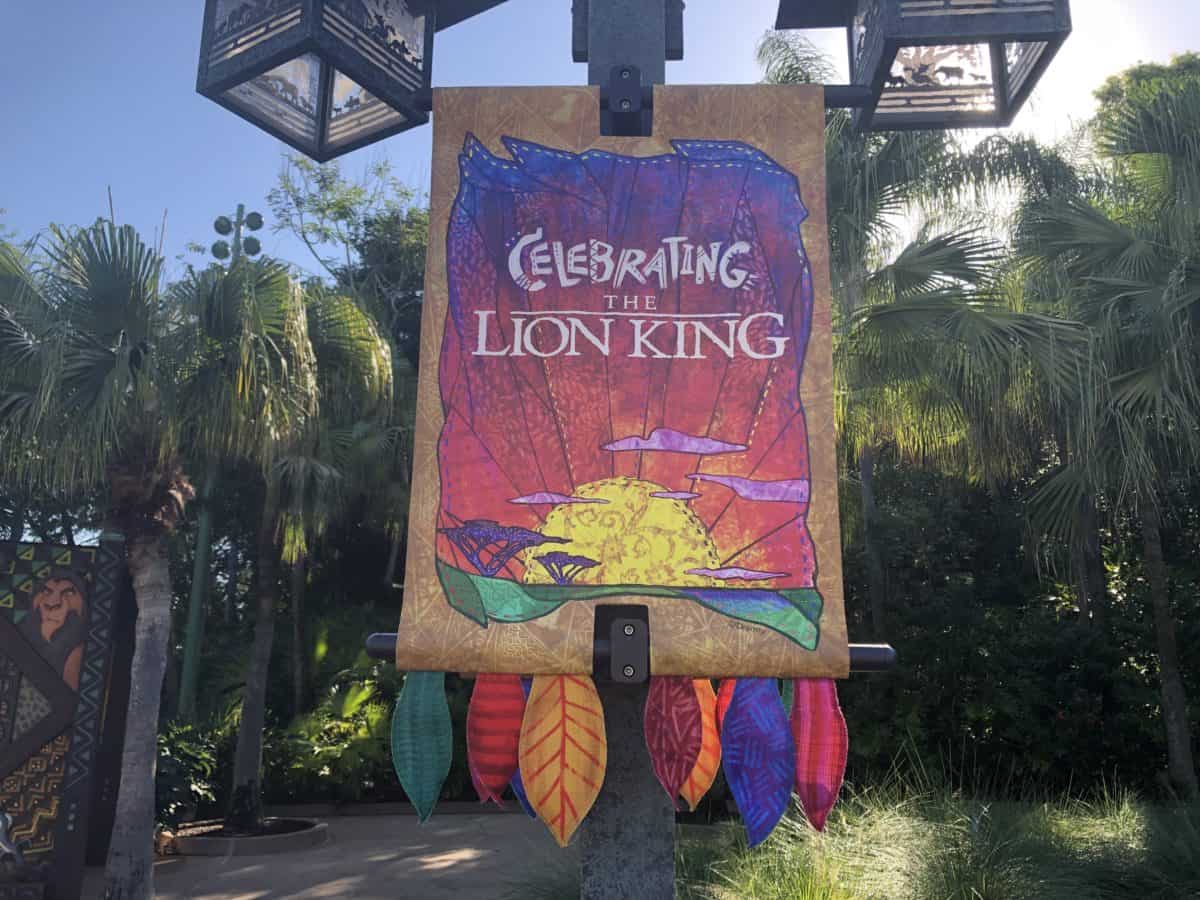 Celebrating the Lion King Savannah banner