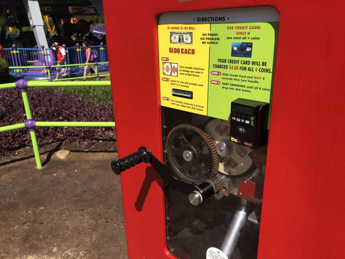 New machines with cranks and credit card readers