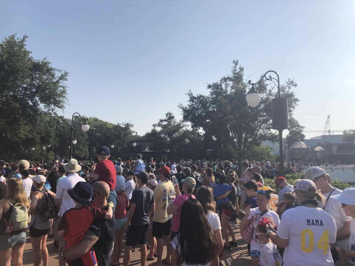 Crowds at Magic Kingdom