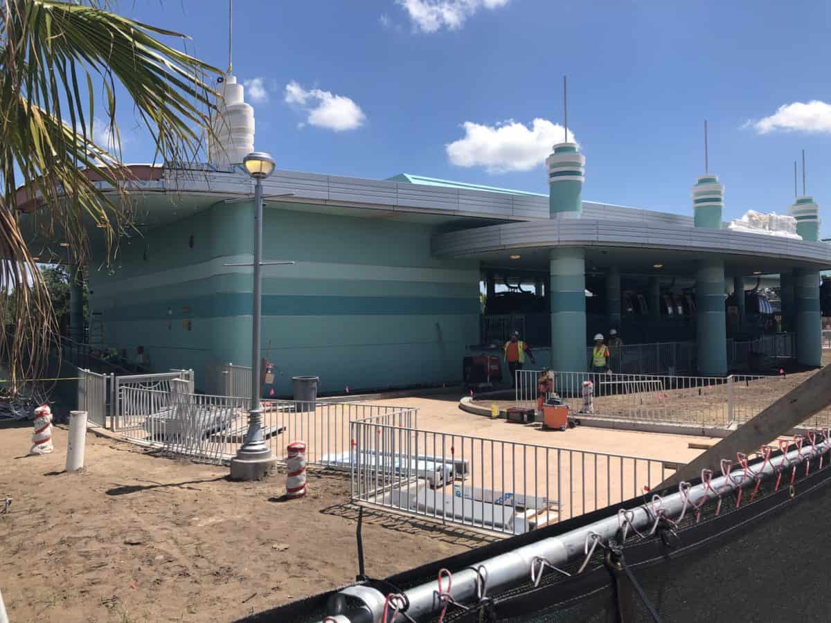 Hollywood Studios Skyliner Station, unfinished