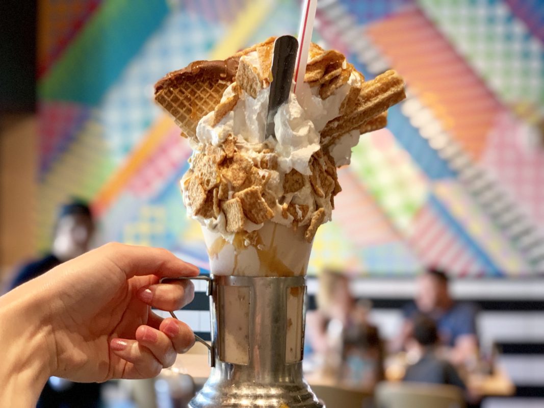 Churro Choco Taco CrazyShake Black Tap Craft Burgers and Shakes