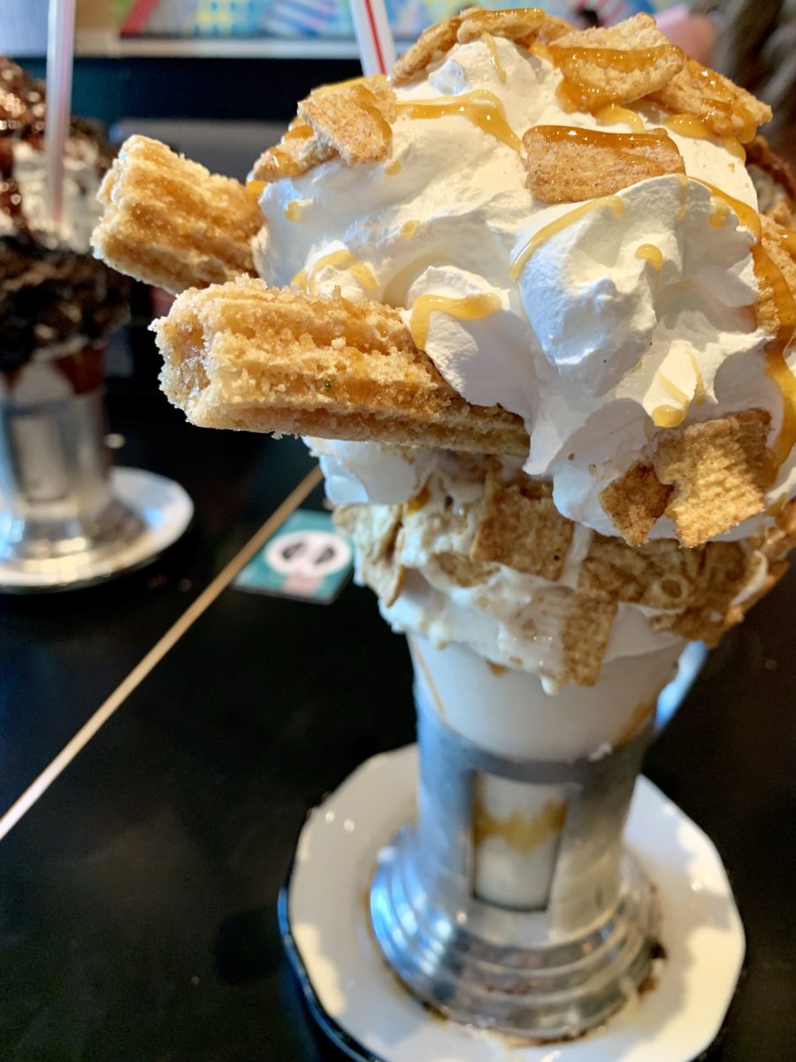 Churro Choco Taco CrazyShake Black Tap Craft Burgers and Shakes