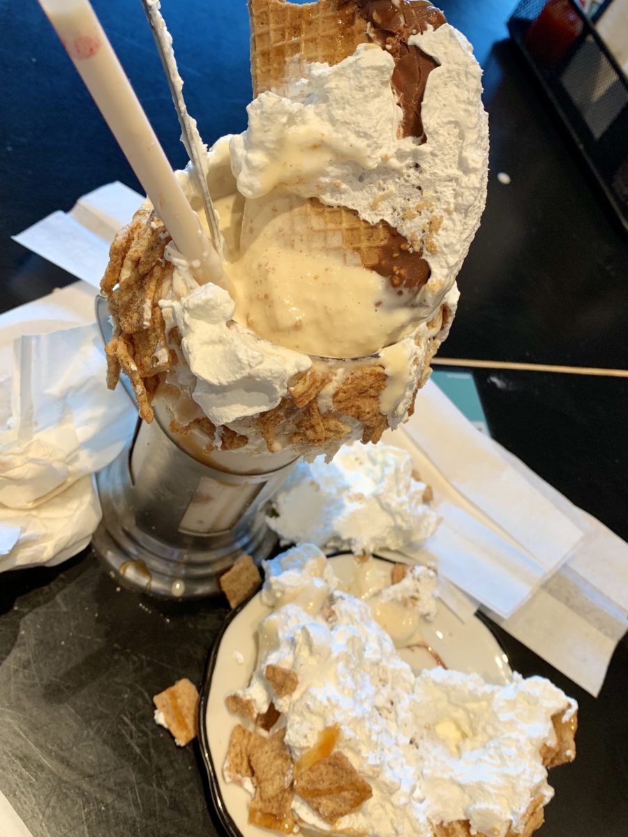Churro Choco Taco CrazyShake Black Tap Craft Burgers and Shakes