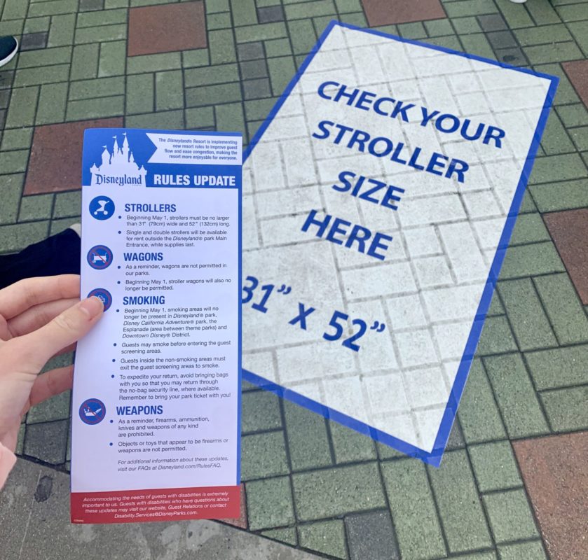 Disneyland Resort Rules Update on Smoking and Strollers May 1 2019