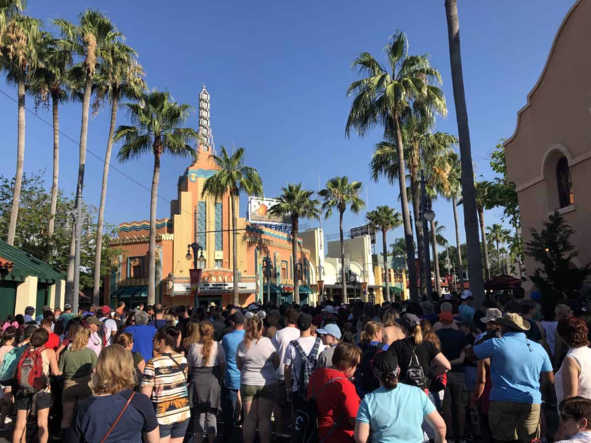 Huge crowds rope dropping Hollywood Studios