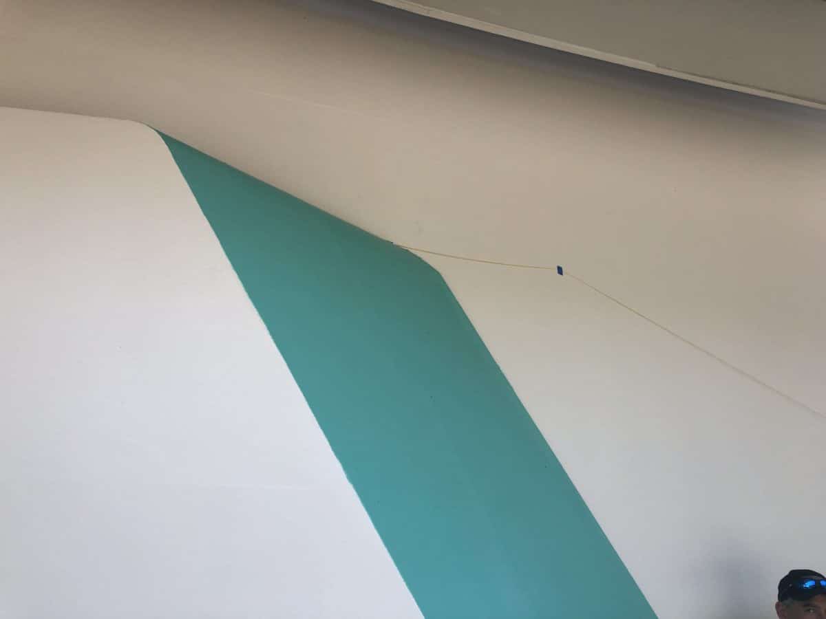 Merchant of Venus has a teal coat of paint on one side