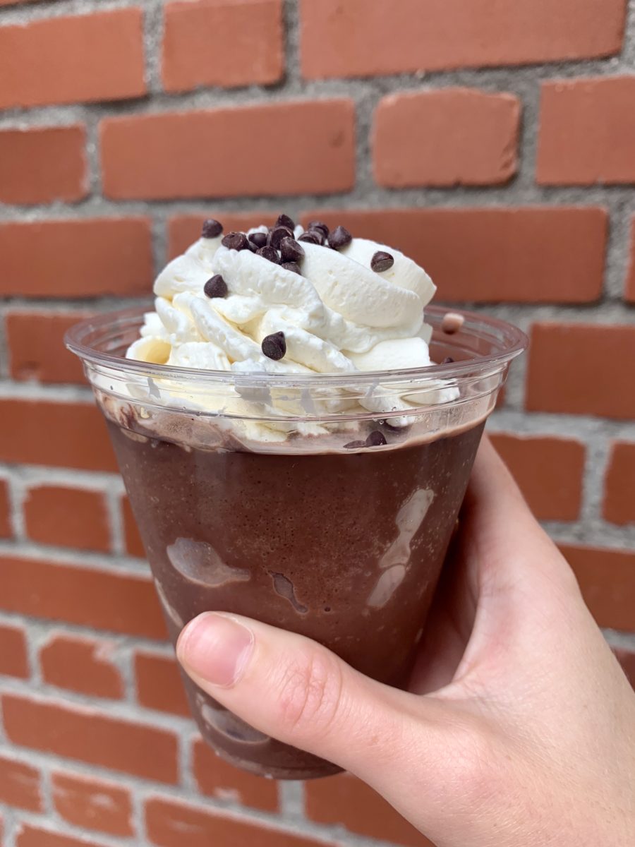 Frozen Hot Cocoa Ghirardelli Soda Fountain and Chocolate Shop Disney California Adventure