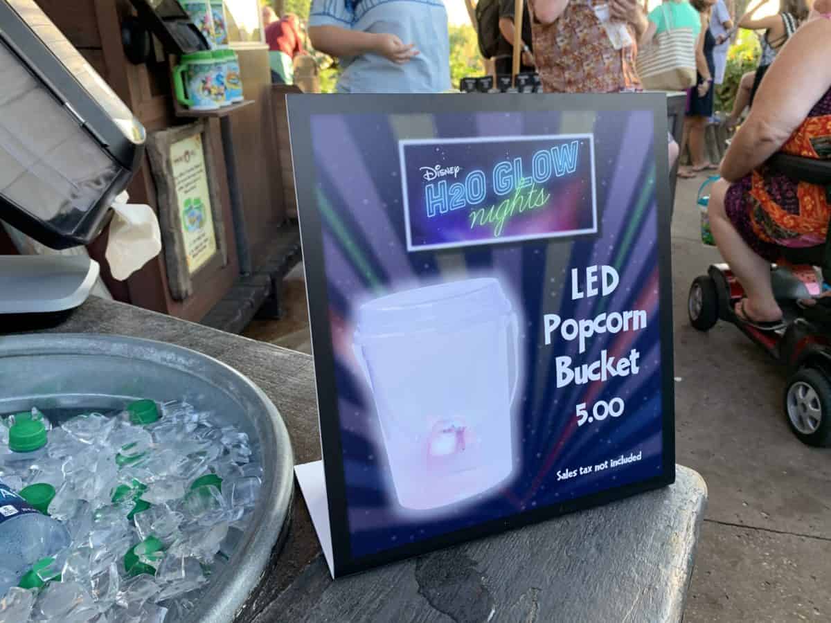 H2O Glow Nights LED Popcorn Bucket