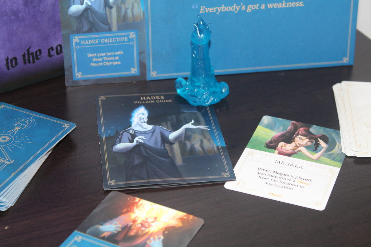 Villainous board game expansion box Hades