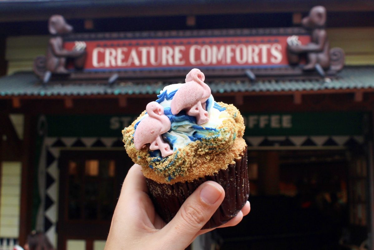 creature comforts flamingo cupcake