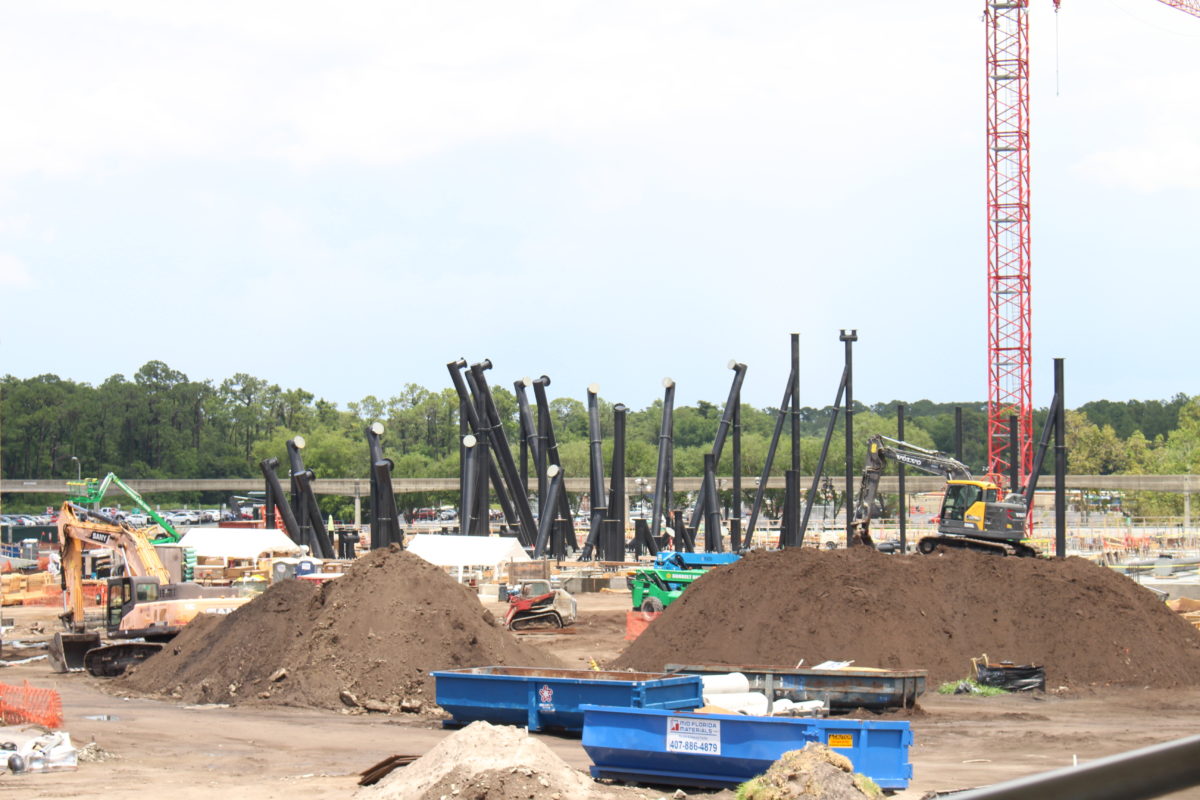 tron coaster construction