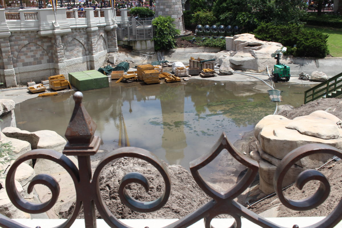 Cinderella Castle moat
