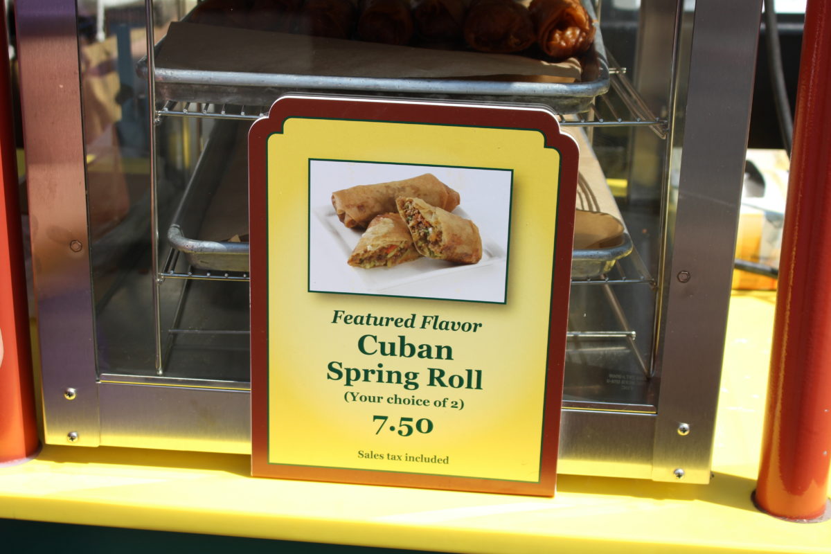 cuban spring rolls adventureland