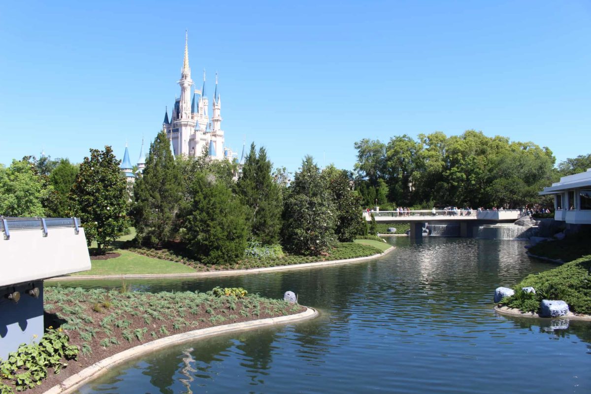 Cinderella Castle moat