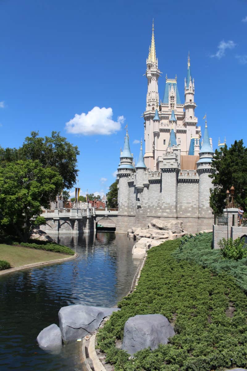 Cinderella Castle moat