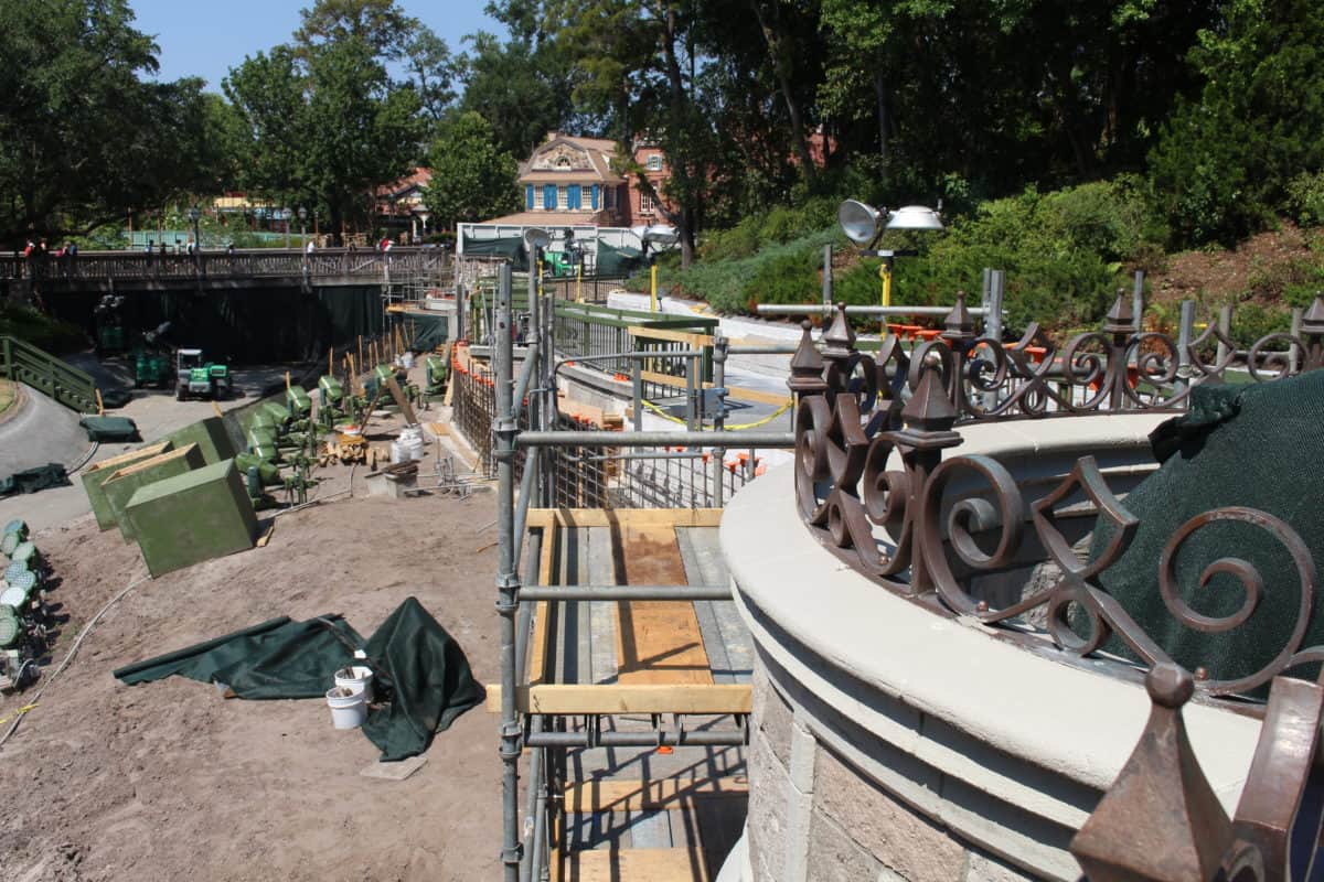 Cinderella Castle pathway widening