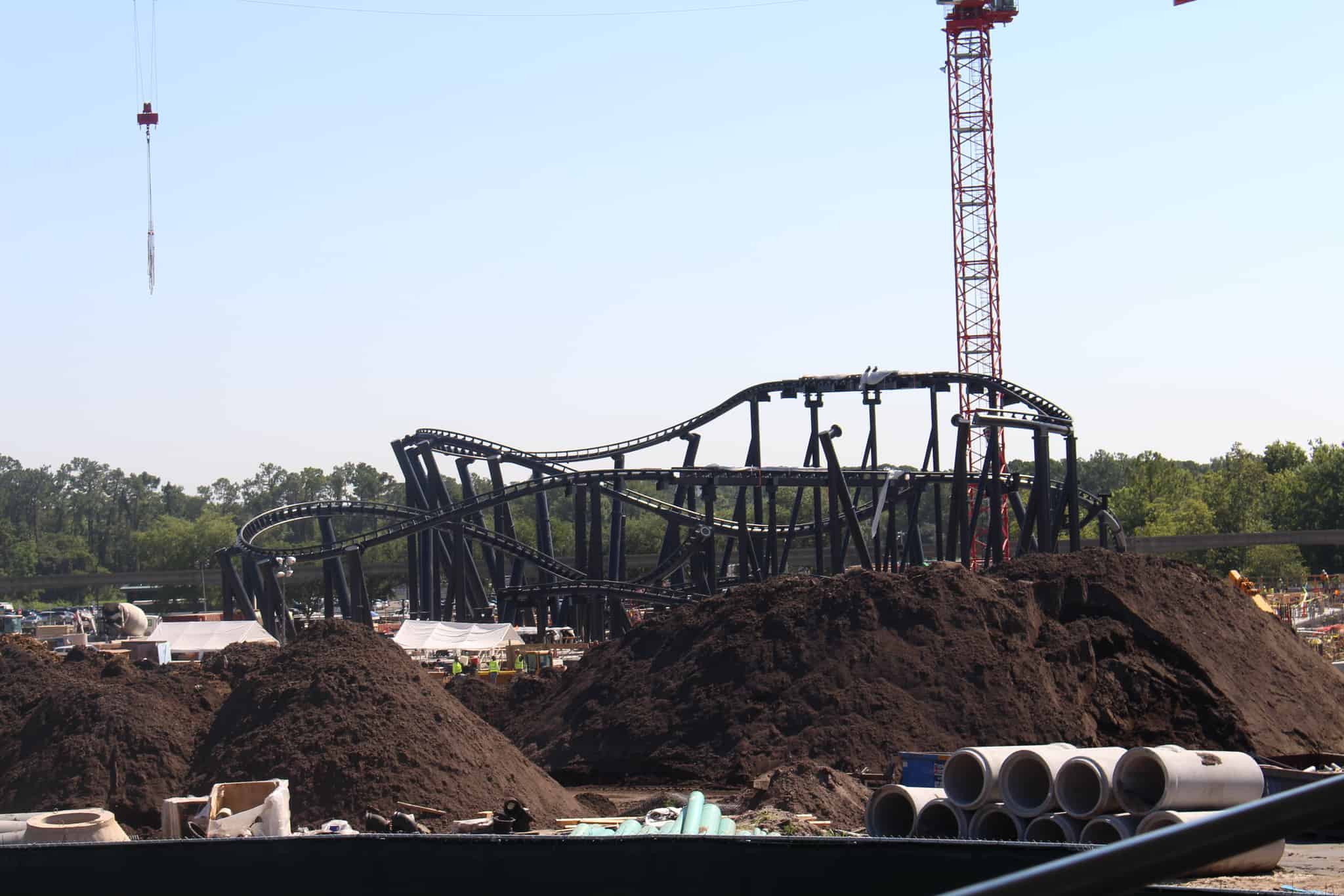 tron lightcycle power run construction