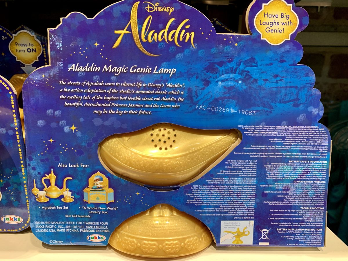 New Aladdin Merchandise World of Disney Disneyland Resort