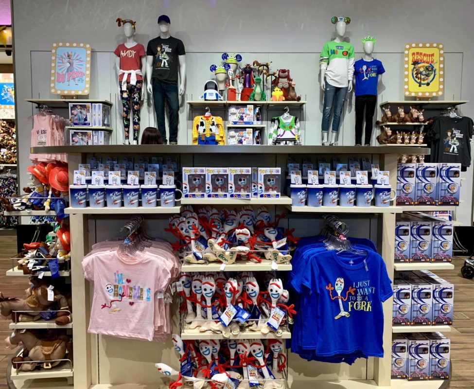 New Toy Story 4 Merchandise World of Disney Disneyland Resort
