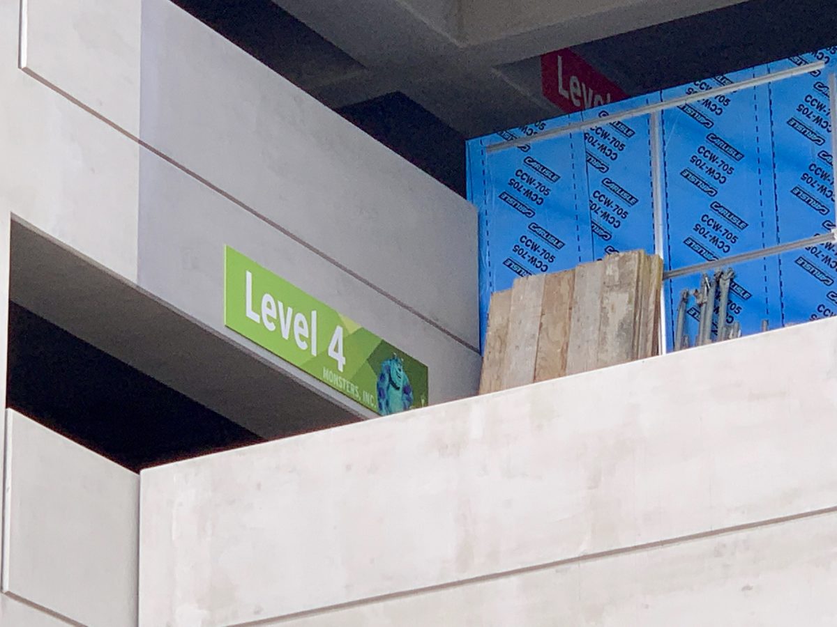Pixar Pals Parking Structure Update May 8 2019