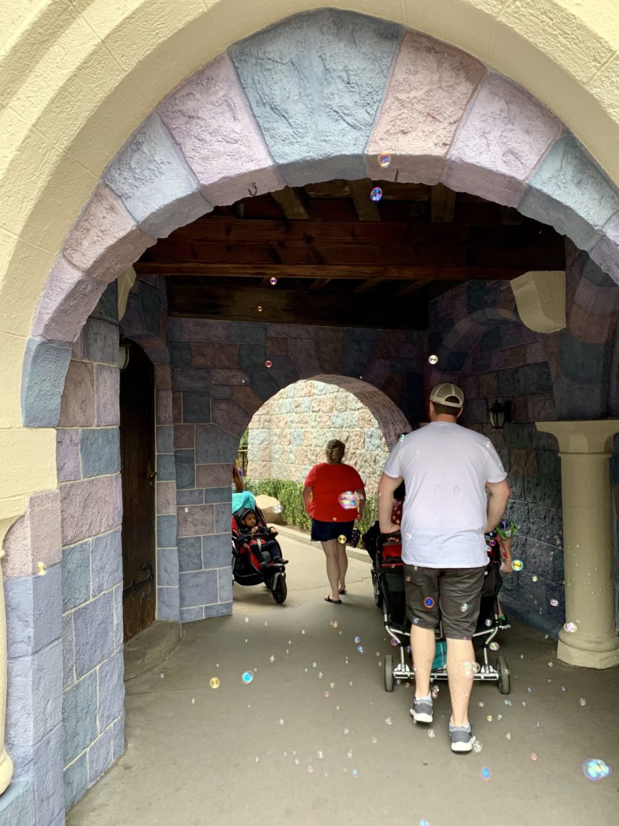 Sleeping Beauty Castle Update New Color Scheme May 9 2019