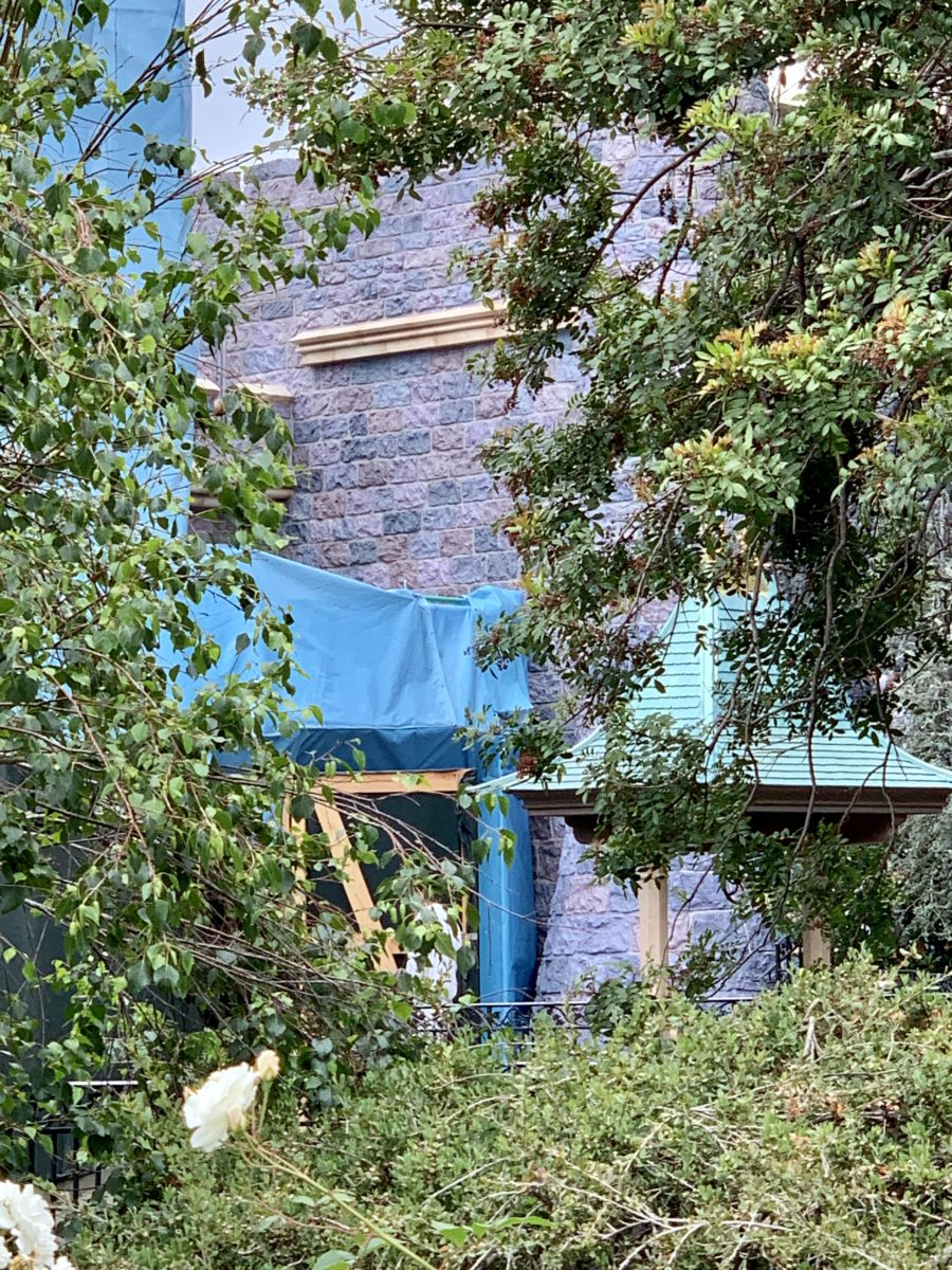 Sleeping Beauty Castle Update New Color Scheme May 9 2019