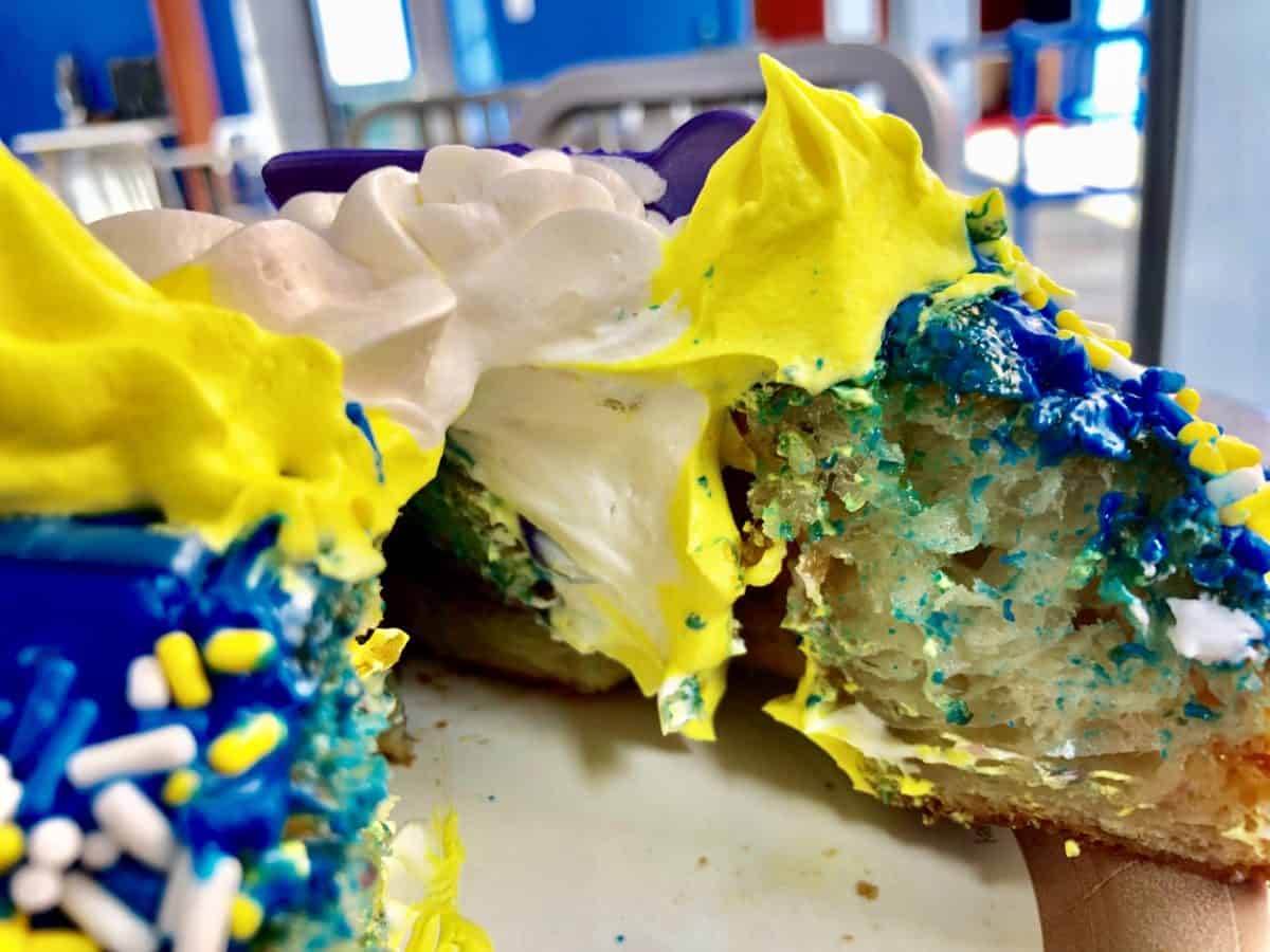 Sorcerer Mickey Shake and LemonBlueberryMagic Cronut Schmoozies Disney California Adventure