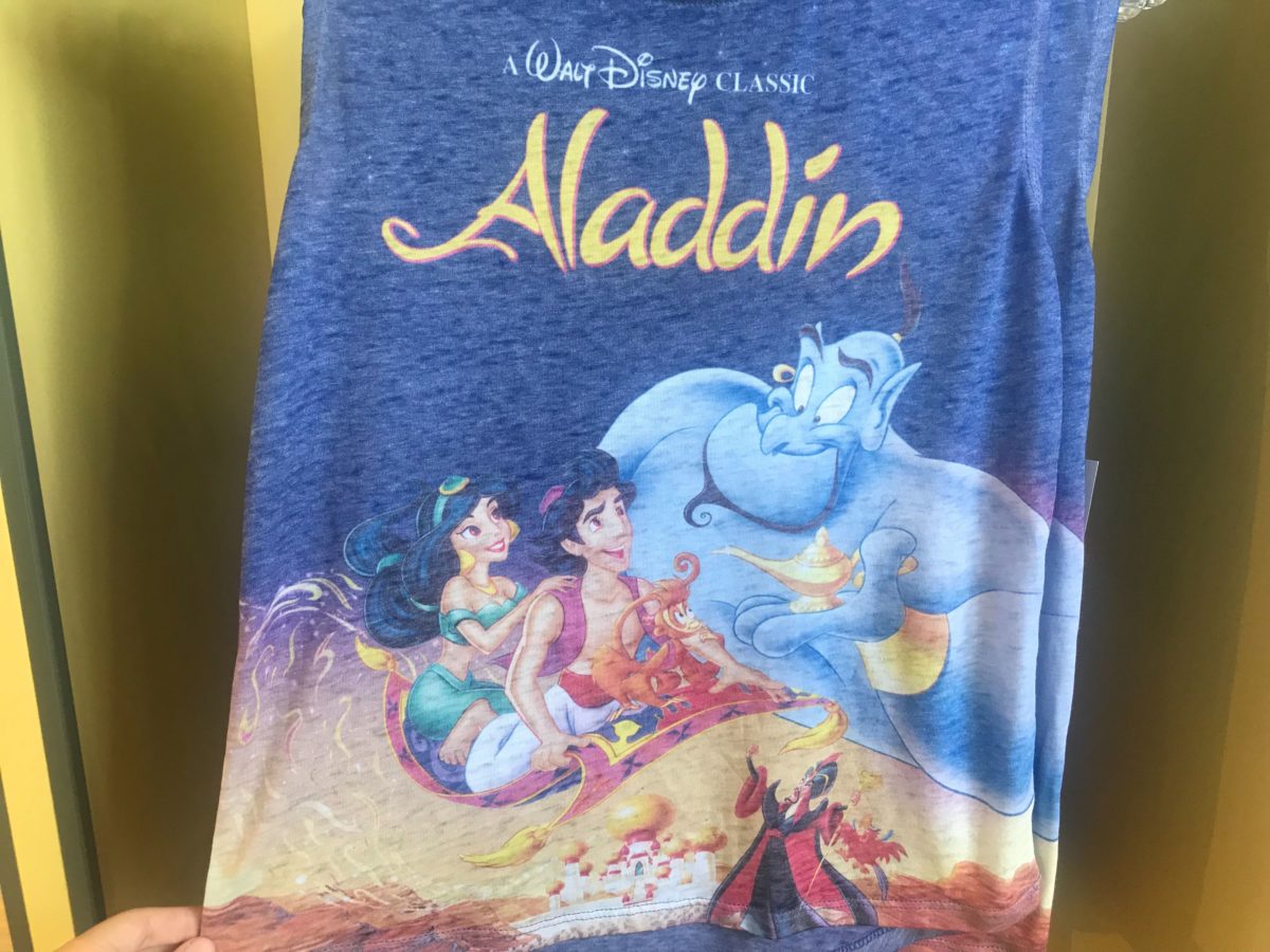 aladdin vhs merchandise 