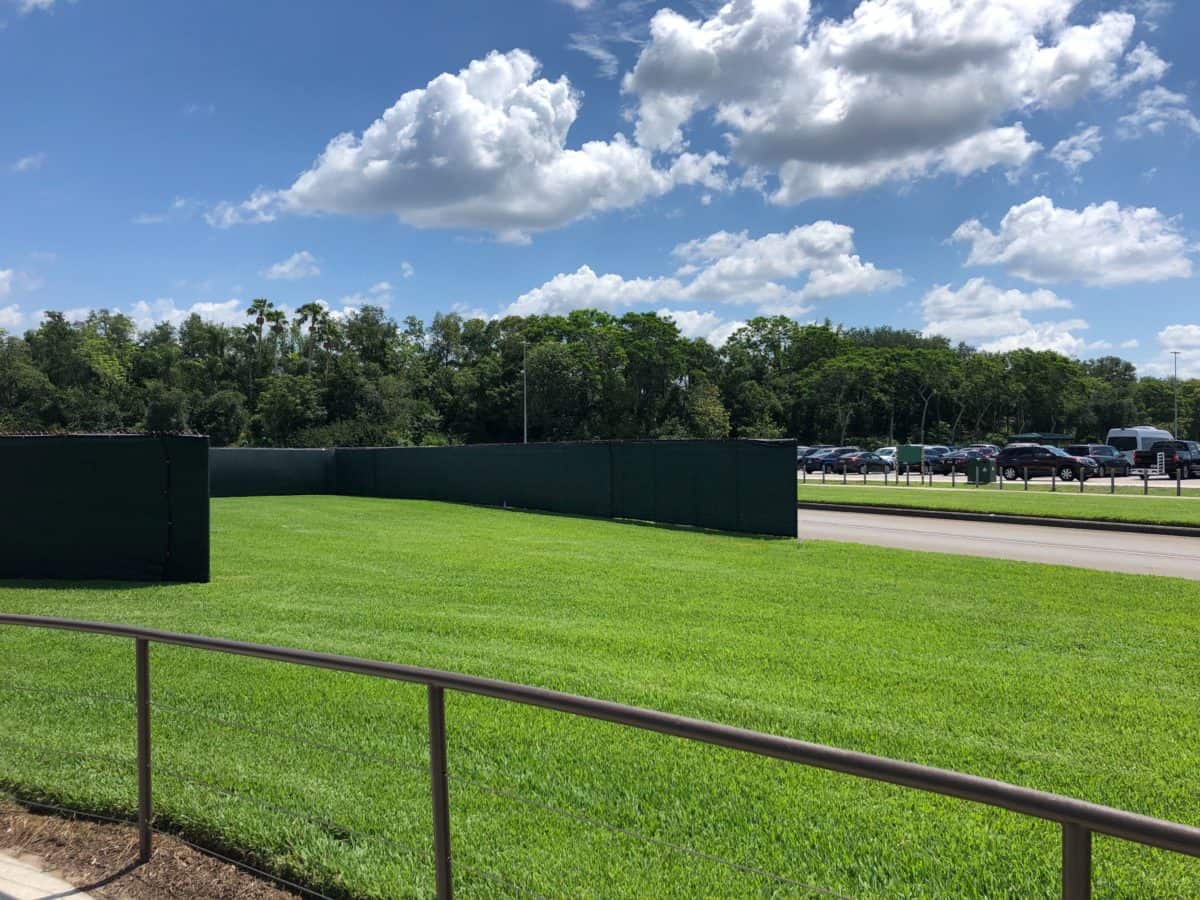 animal kingdom tram loop construction entrance
