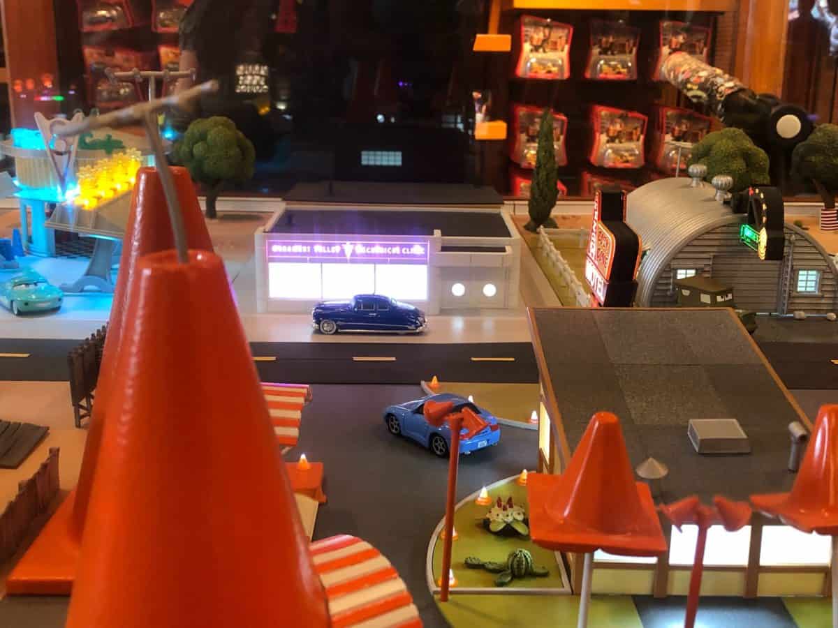 Cars Land Precision Series Diorama Sarge's Surplus Hut Disney California Adventure