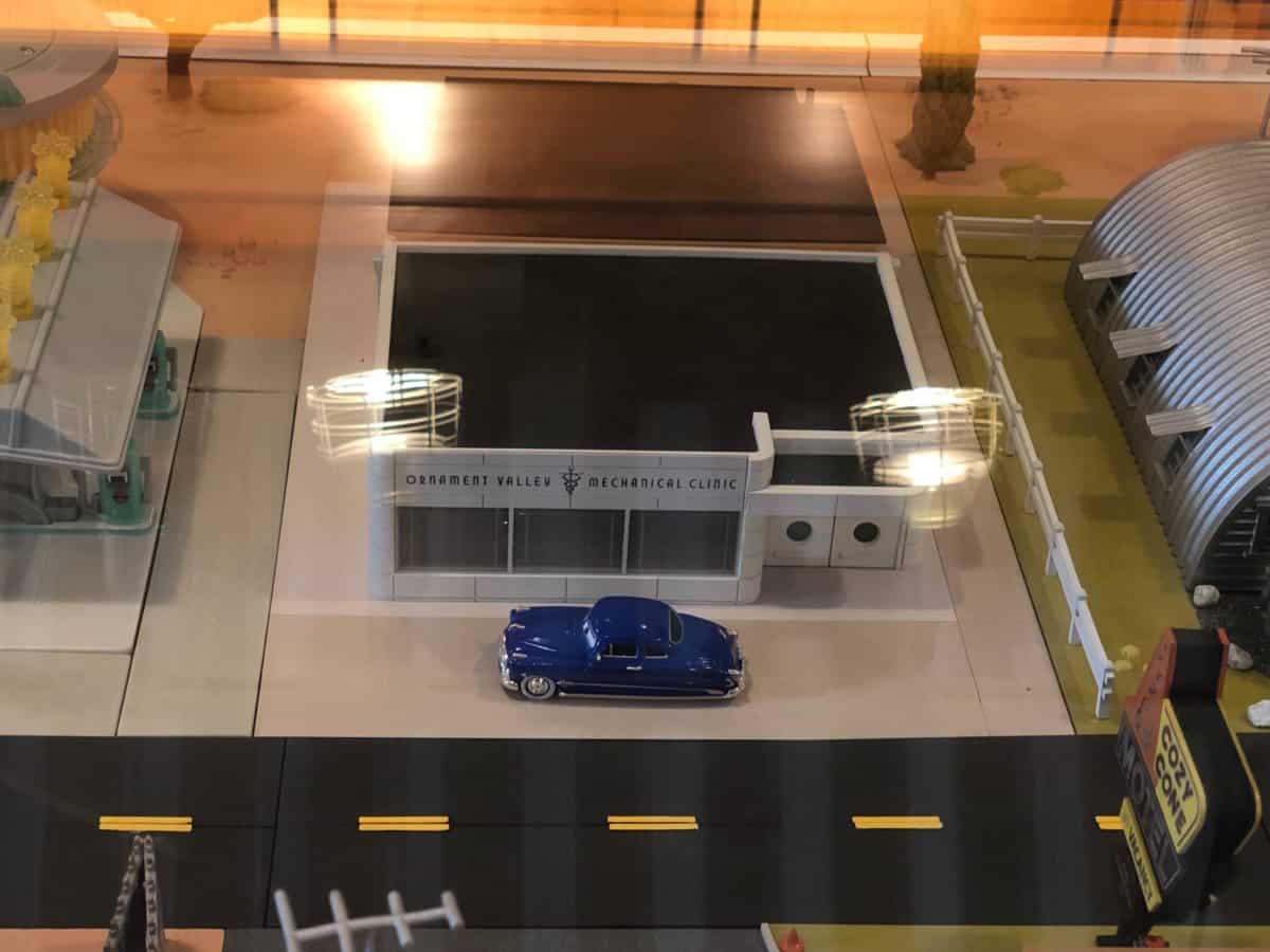 Cars Land Precision Series Diorama Sarge's Surplus Hut Disney California Adventure