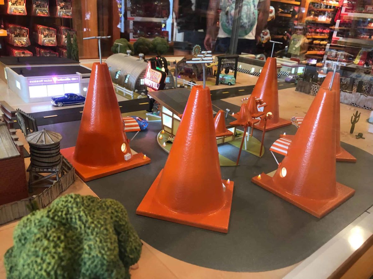 Cars Land Precision Series Diorama Sarge's Surplus Hut Disney California Adventure