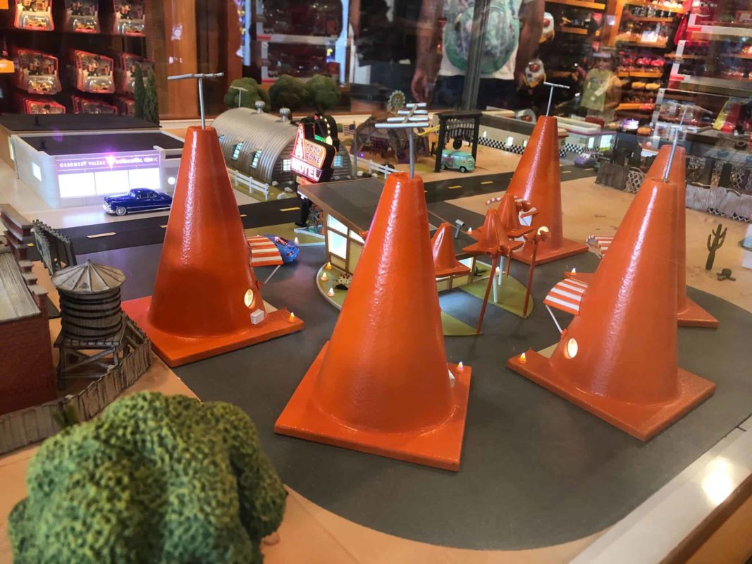 Cars Land Precision Series Diorama Sarge's Surplus Hut Disney California Adventure