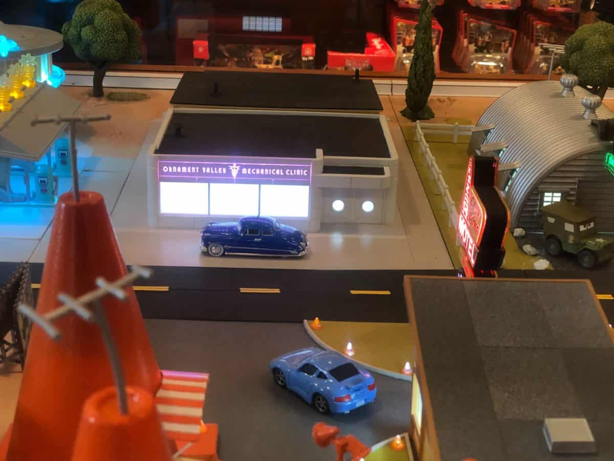 Cars Land Precision Series Diorama Sarge's Surplus Hut Disney California Adventure
