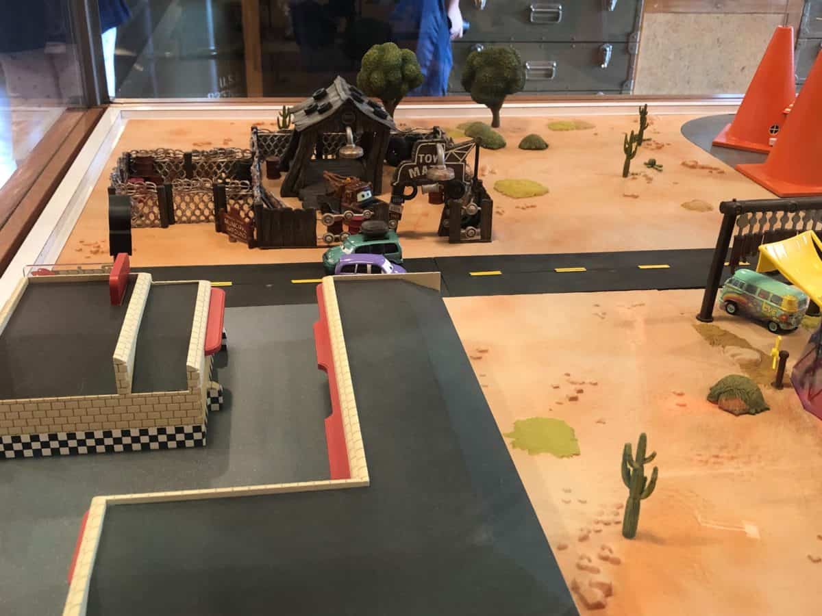 Cars Land Precision Series Diorama Sarge's Surplus Hut Disney California Adventure